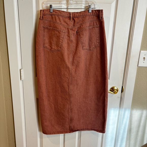 Women's Denim Maxi Skirt - Universal Thread - Picture 3 of 4